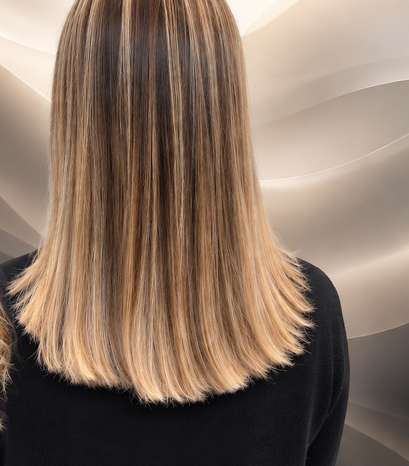 Après : Blond lumineux